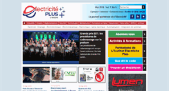 Desktop Screenshot of electricite-plus.com